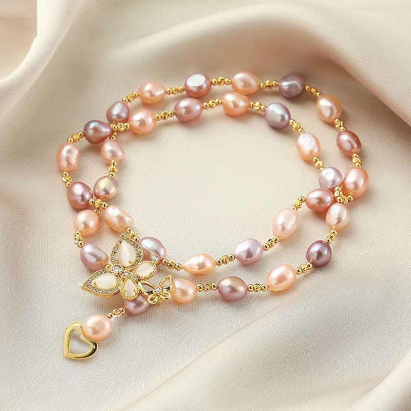 Genuine Freshwater Pearl Cecelia Necklace – soundofpearlslondon
