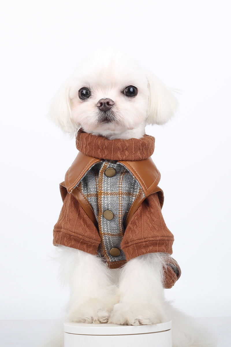 BITEONE Caramel High-neck Sweater | Shortie Friends