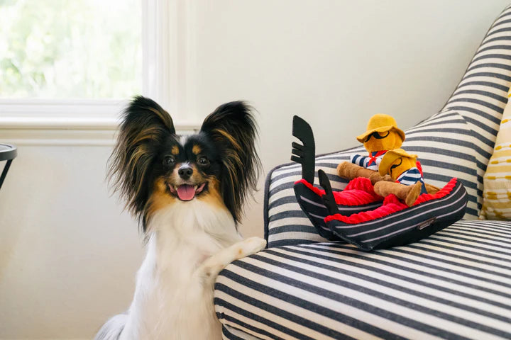 P.L.A.Y. Pet Lifestyle and You Totally Touristy Collection Plush Dog Toy | Shortie Friends