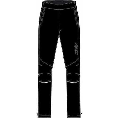  Swix Women's Warm Comfortable Water/UV-Resistant Solo Full Zip Winter  Pants, Black, Small : Clothing, Shoes & Jewelry