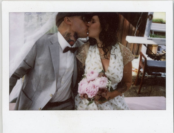 моментальная свадебная фотография на Fujifilm instax wide 210