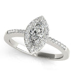 Load image into Gallery viewer, Marquise Diamond Engagement Ring F VS GIA Center