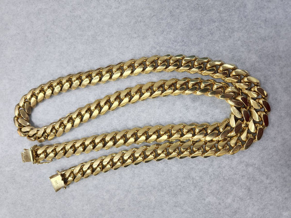 14K Cuban Chain 26inch – Kubachi Jewelry NYC