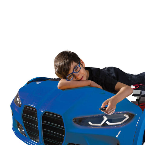 Every kid dreams of being a racer. Now you can fulfill their wishes and make every bedtime fun with the GTX Race Car Bed.
