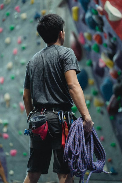 Rock climbing chalk bag