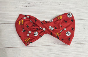 HP wizard red- wide - Stitches by Sara