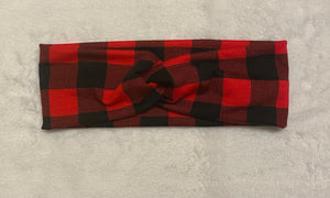 Red Buffalo plaid-kids - Stitches by Sara