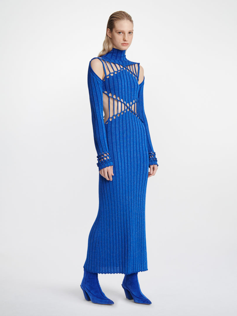DION LEE | X Braid Reflective Dress | Blueprint
