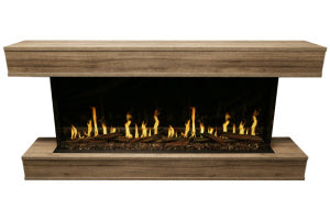 Modern Flames Wall-Mounted or Built-In Fireplace