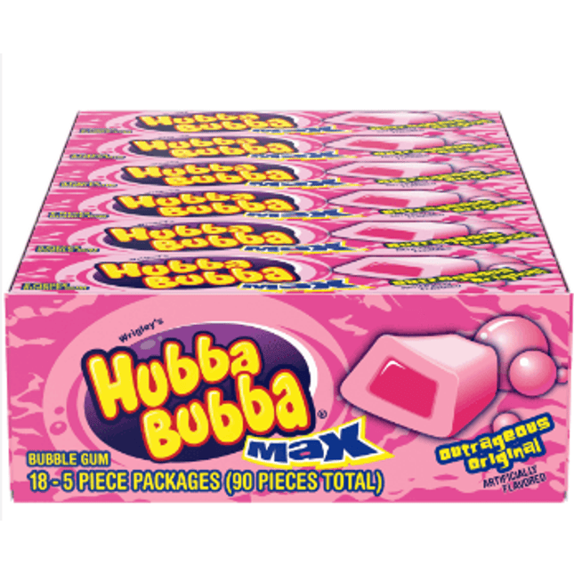 Hubba Bubba Fraise 35gr – Magic Candy