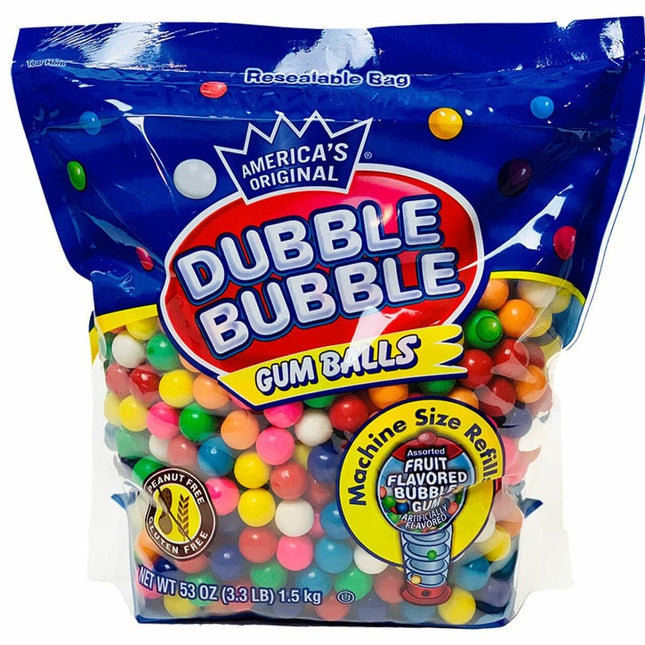 Dubble Bubble Assorted Gumballs (.56/5800count)