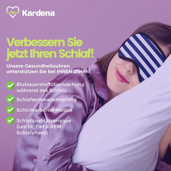 Kardena® CARE Pro 3 Gesundheitsuhr mit SOS-Funktion