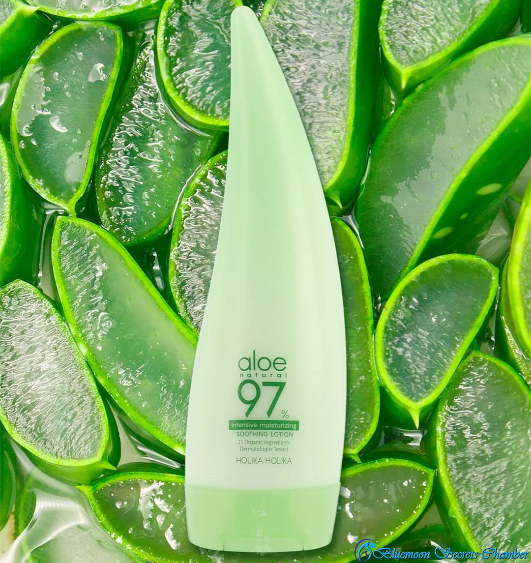 Holika Holika Aloe 97% Intensive Moisturizing Soothing Lotion 240ml |  Bluemoon Secrets Chamber – Bluemoon Secrets Chamber Pte Ltd