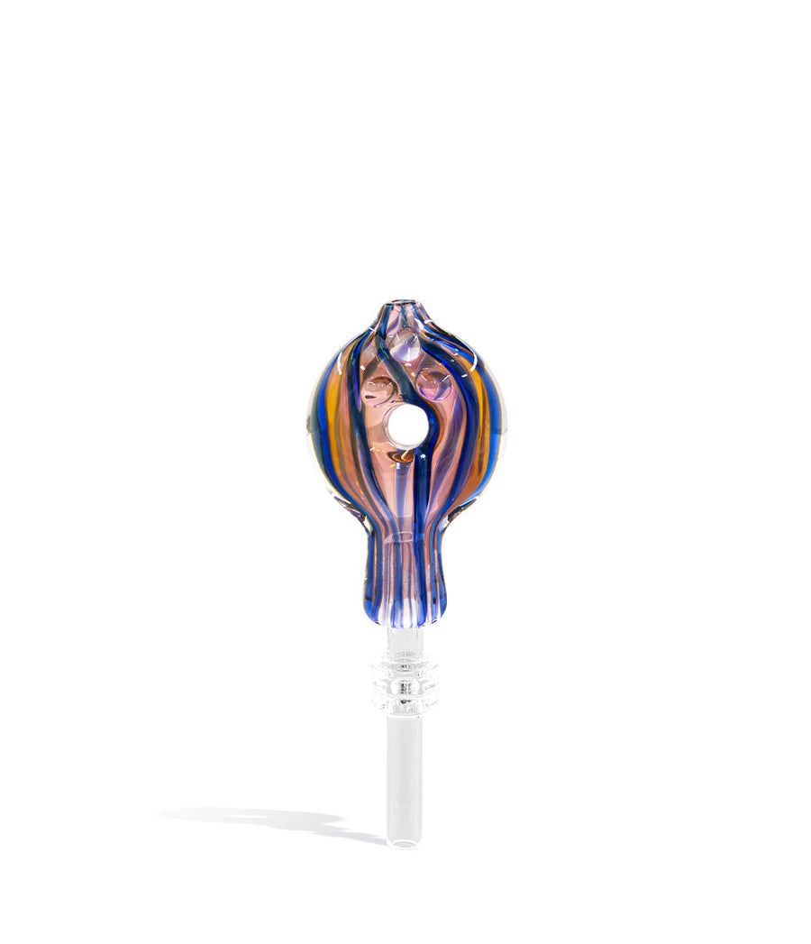 Glass Donut Dab Straw - 6.75 / 10mm / Colors Vary