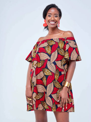 Ankara mini dress