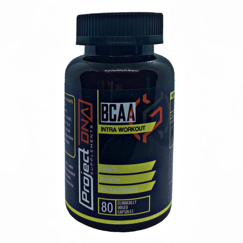 BCAA Capsules 600mg | 30 Servings - Project DNA Supplements