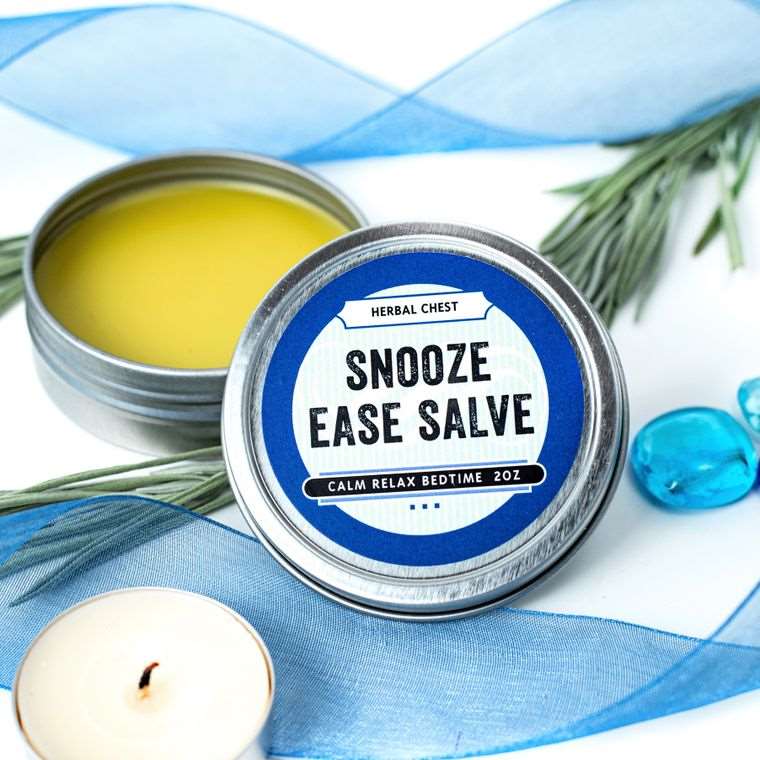 Natural Sleep Balm - Insomnia Anxiety Stress Relief - Calming Relaxing Herbal Apothecary Smoky Mountain Camp and Survival Store