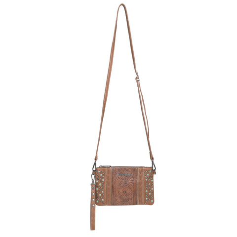 Montana West Embossed Collection Crossbody/Wristlet - Cowgirl Wear