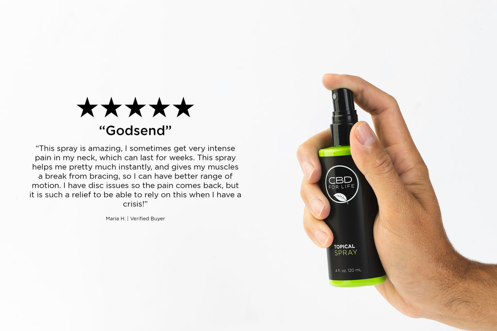 Our CBD Topical Spray is one of our favorite parts of our Holiday Gift Guide 2023