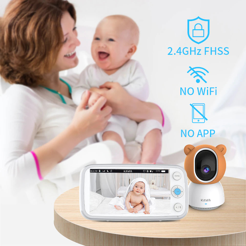 Baby Monitor Camera and Night Vision, 2K QHD Camera, 2.8” Monitor, No –  KAWA Official Website