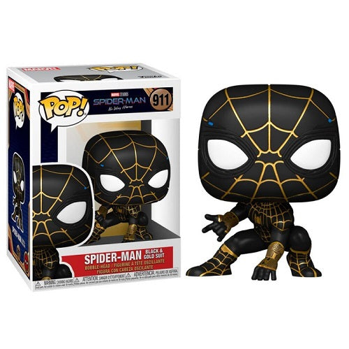 Funko POP! - Marvel - Spider-man - No Way Home - Spider-Man Black &amp; Gold Suit 911