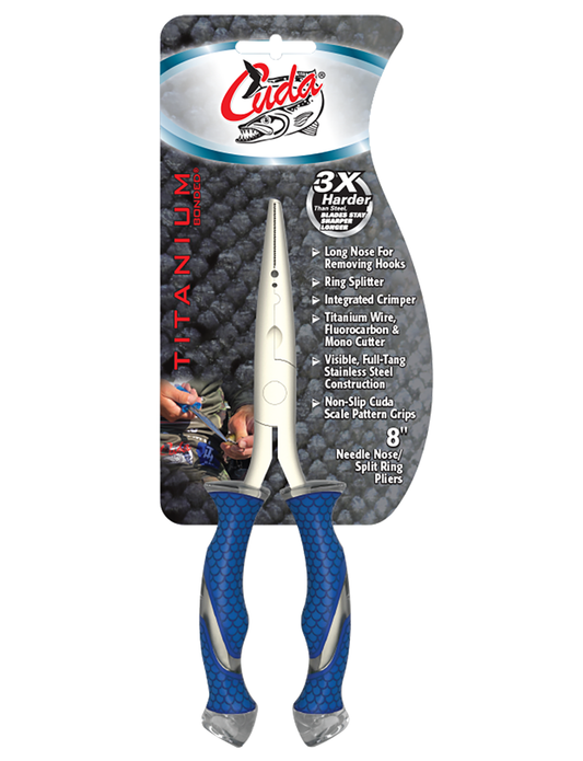 CUDA Multi-Functional Fishing Tool SS CLIPPER With Jig Eye Cleaner