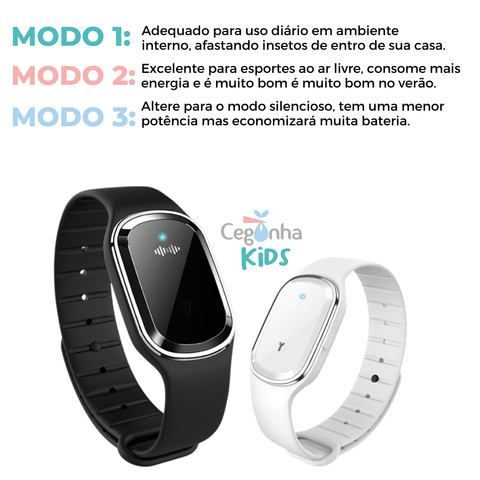 Pulseira repelente infantil, Pulseira repelente, Pulseira Anti-Mosquito