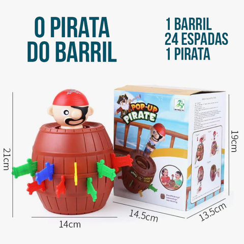 juguete salta pirata, juguete barril salta pirata, juguete barril pirata