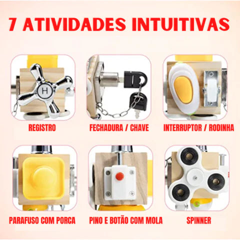 Cubo de Aprendizagem Sensorial Kids – Tim Tim Kids