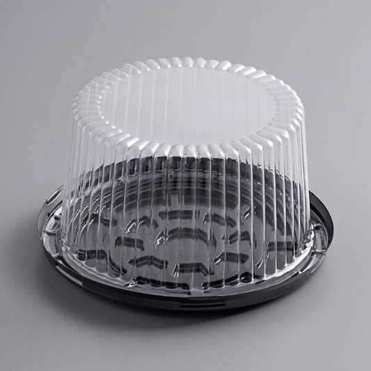 Solut 04818 8 x 8 Clear Cake Pan Dome Lid - 250/Case