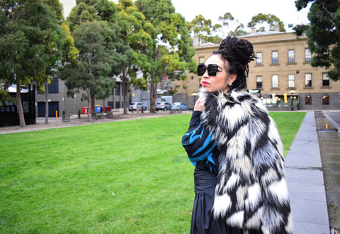 How to style your Faux Fur with something that isn’t jeans!