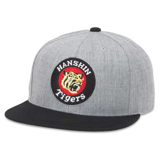 Hanshin Tigers Adjustable Twill Baseball Cap with Japan Flag - JapanBall