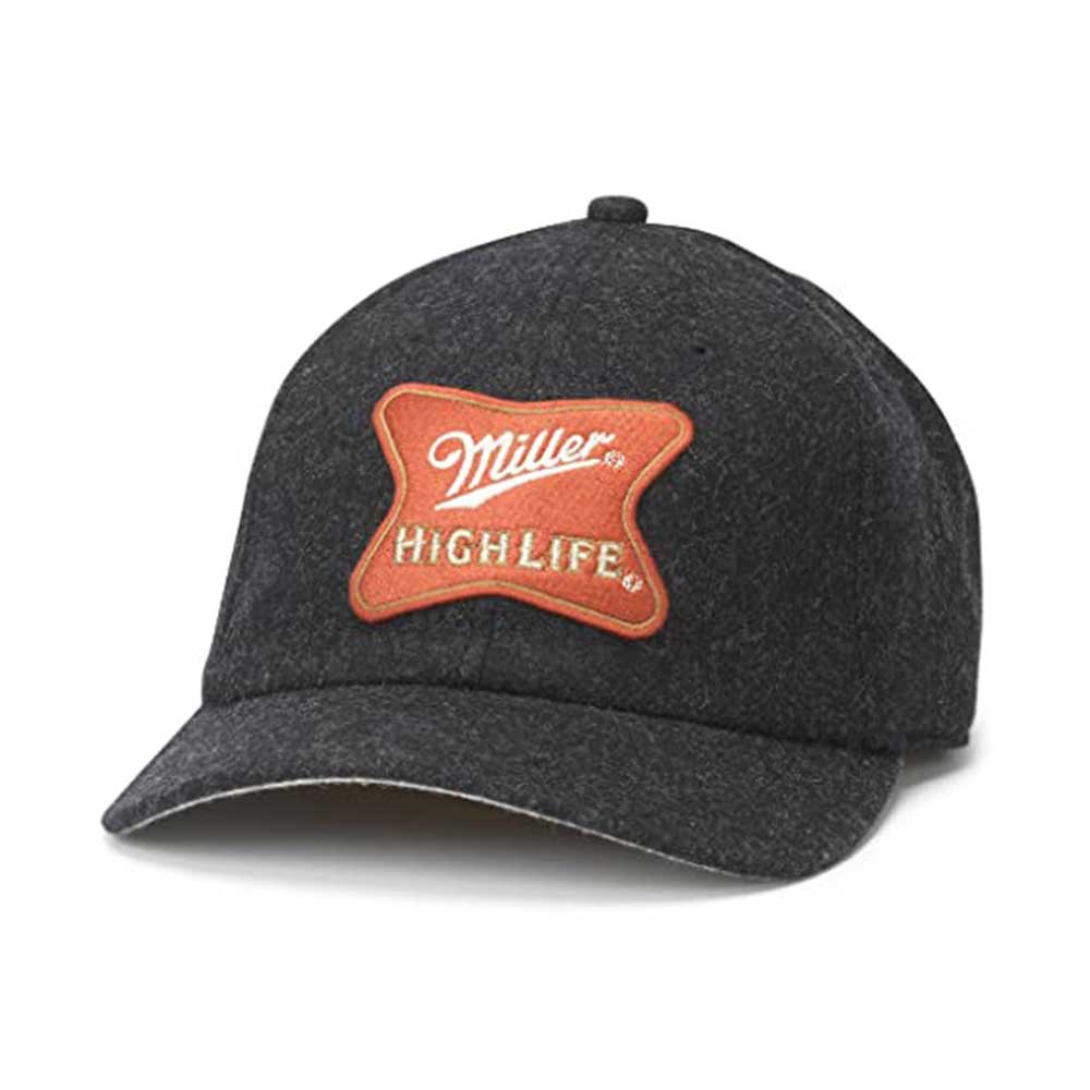 Miller High Life Hat: Red Adjustable Back Rope Hats | Beer