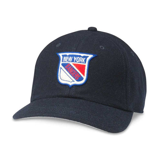 New York Rangers Hat Cap Strap Back Blue NHL Hockey Athletic