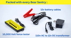 The bonus back that comes with every Bear Sentry electric bear fence for camping and van life.