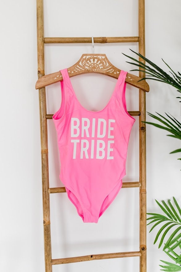 Bride Tribe Swimsuit Bridal Party Swimsuit Bridesandbabesorders 1889