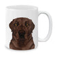 MUGBREW 11 OZ Ceramic Coffee Mug Cup Cute Chocolate Brown Labrador Retriever Dog
