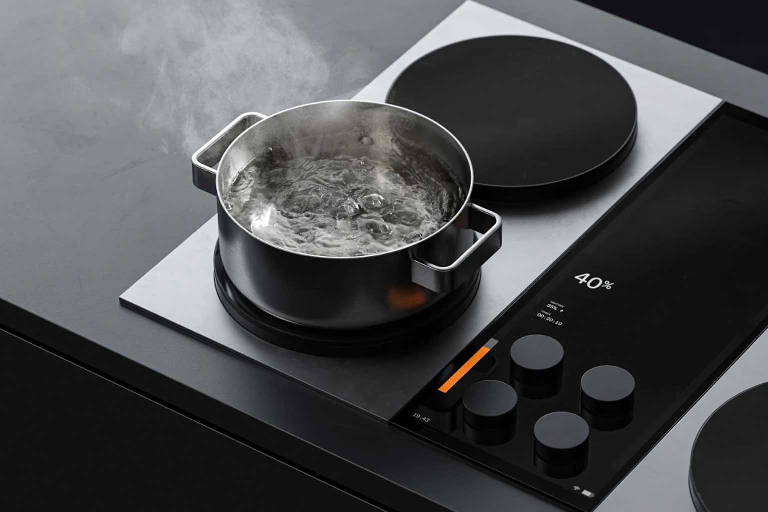 Range cooker induction-technology