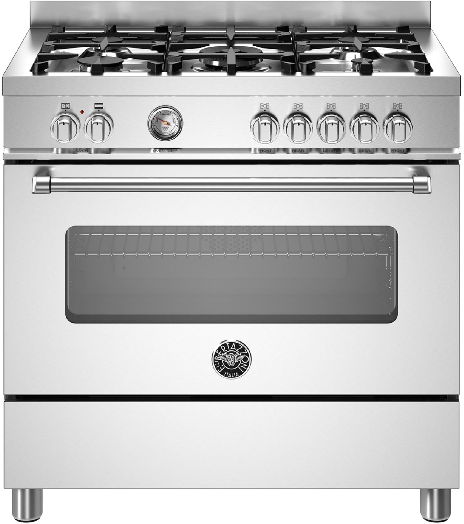 Bertazzoni Mas95c1mxv encimera cocina horno y encimera gas 90 cm