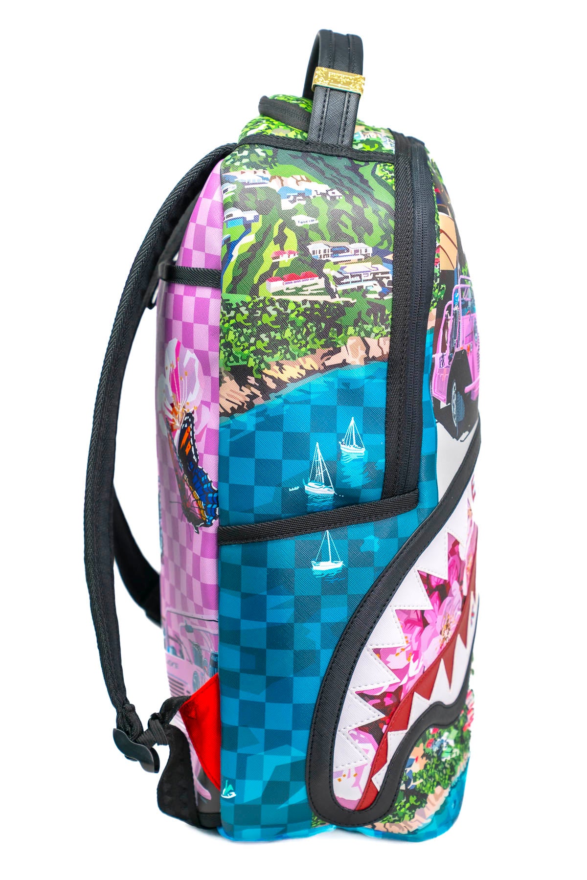 Elizabeth Sutton x Spray Ground Eden Rock - St Barths Jeep Backpack