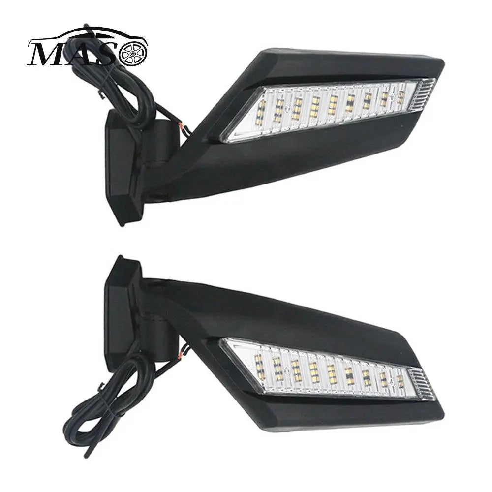 2pcs Mirror with LED Turn Signal Light