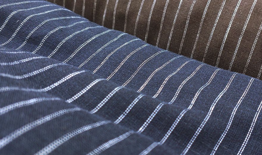 100% Linen Fabrics Pure Linen Woven Striped Shirts Fabric Men's L21XL21 -  China 100 Linen Fabric and Woven Fabric price