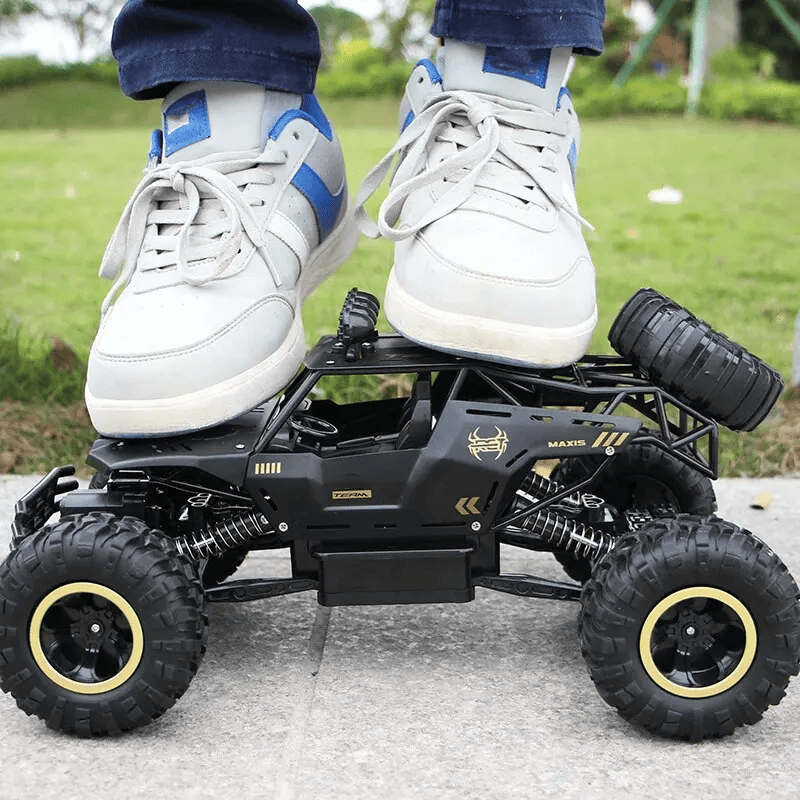 Carrinho de Controle Remoto Grande 4x4 Recarregável