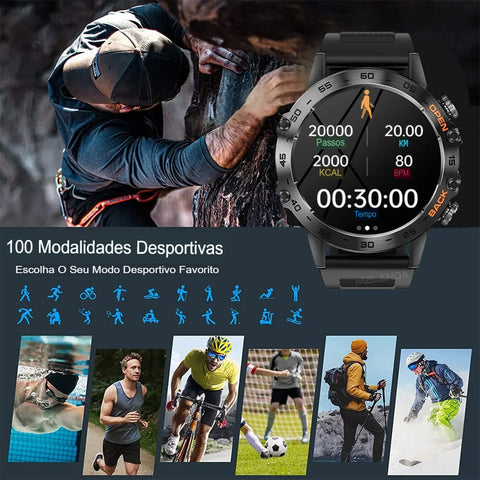 Relógio Inteligente Smartwatch Fitness Prova D´Água IP68