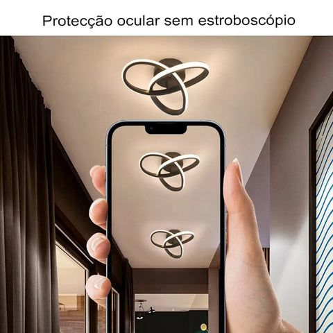 Luminária de Teto Pendente Led Para Sala Moderna