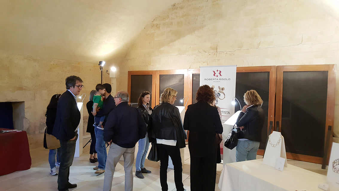 Inaugurazione mostra gioielli d'artista Castello Carlo V di Lecce - 2017