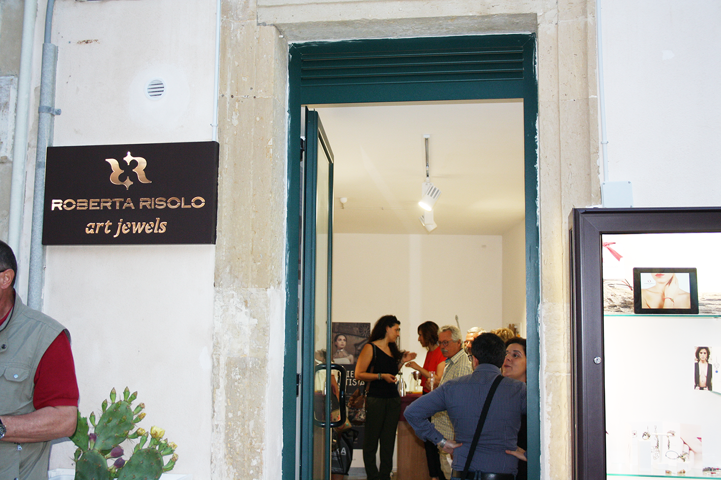Apertura Shop Atelier Roberta Risolo Art Jewels Otranto - Foto inaugurazione ospiti