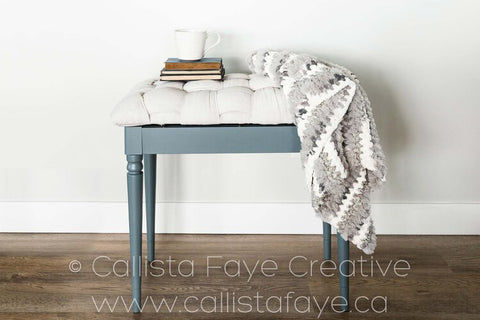 diy entry bench, woven upholstered bench cushion, paint drop cloth upholstery, drop cloth woven cushion, easy woven cushion, diy upholstery, entry bench transformation