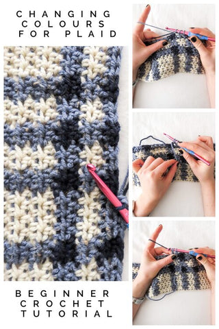 plaid crochet pattern, plaid crochet pattern free, free plaid pot holder pattern, free crochet plaid pattern, free plaid crochet tutorial