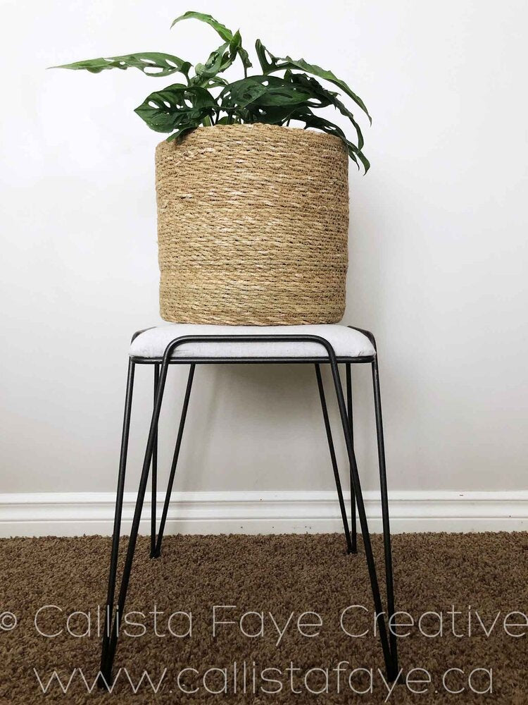 thrift store stacking stool makeover